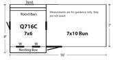 07X16 Quaker Combination Coop Located in Milbank South Dakota